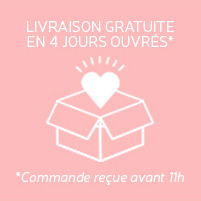 Livraison gratuite en 4 jours ouvrés